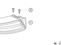 991.631.142.82 — Tail light assembly, RH — exploded diagram (PA10 0193 911 GT3 R MY2016 2017 Parts-Manual p141) — fitment reference only