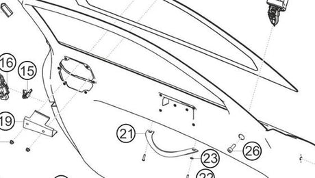 991.731.048.03 — Mirror glass, convex, RH — exploded diagram (2016-991-Cup Parts-Catalogue-V2 p135) — fitment reference only