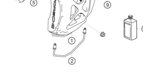 991.351.427.8A — Fixed brake caliper, front LH — exploded diagram (PA10 0194 Cayman GT4 Clubsport MY2016 Parts-Catalog p42) — fitment reference only