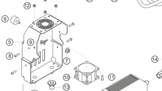 991.618.355.8B — Gearshift compressor assembly — exploded diagram (PA10 0353 911 GT3 Cup MY2018 2019 Parts-Catalog p153) — fitment reference only