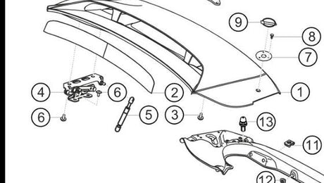 991.512.151.80 — Hinge, rear lid (engine cover), LH — exploded diagram (2016-991-Cup Parts-Catalogue-V2 p132) — fitment reference only