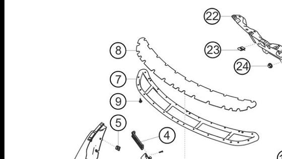 991.505.567.90 1E0 — Holding frame, exhaust air, center radiator — exploded diagram (2016-991-Cup Parts-Catalogue-V2 p128) — fitment reference only