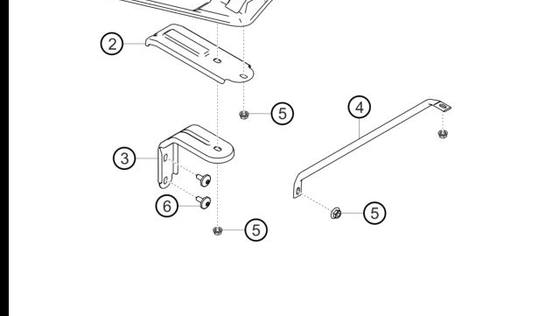 991.503.555.00 — Console, headlamp housing — exploded diagram (PA10 0458 Cayman GT4 Clubsport MY2019 2020 Parts-Manual p107) — fitment reference only