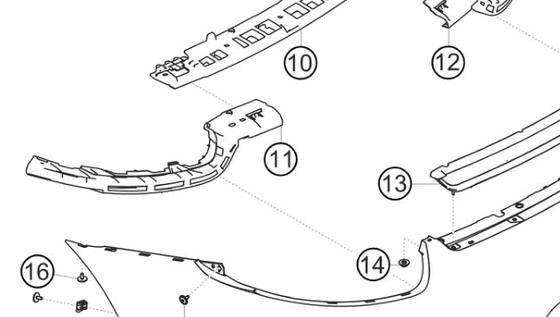 991.505.835.06 — Grip channel, rear, LH — exploded diagram (2016-991-Cup Parts-Catalogue-V2 p130) — fitment reference only