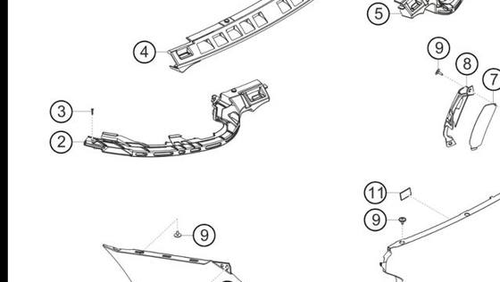 991.505.835.82 — Grip channel, rear — exploded diagram (PA10 0353 911 GT3 Cup MY2018 2019 Parts-Catalog p128) — fitment reference only