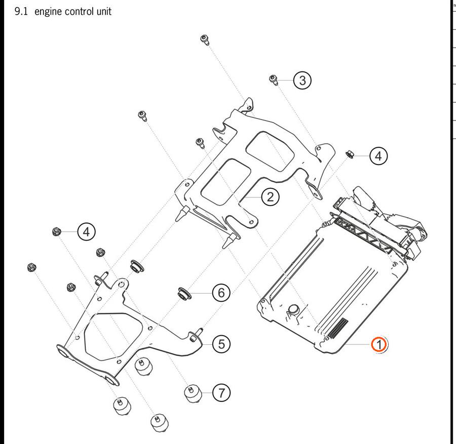 991.618.603.8A — Control unit EED17, unprogrammed — exploded diagram (2016-991-Cup Parts-Catalogue-V2 p144) — fitment reference only — position highlighted