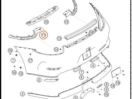 991.505.835.06 — Grip channel, rear, LH — exploded diagram (2016-991-Cup Parts-Catalogue-V2 p130) — fitment reference only — position highlighted