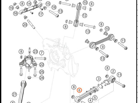 991.331.341.8C — Wishbone, lower, rear axle — exploded diagram (2016-991-Cup Parts-Catalogue-V2 p98) — fitment reference only — position highlighted