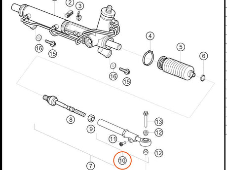991.341.031.8C — Steering tie rod, front axle — exploded diagram (2016-991-Cup Parts-Catalogue-V2 p92) — fitment reference only — position highlighted