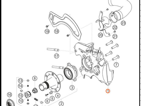 991.331.611.8A — Rear wheel carrier (upright), left — exploded diagram (2016-991-Cup Parts-Catalogue-V2 p100) — fitment reference only — position highlighted